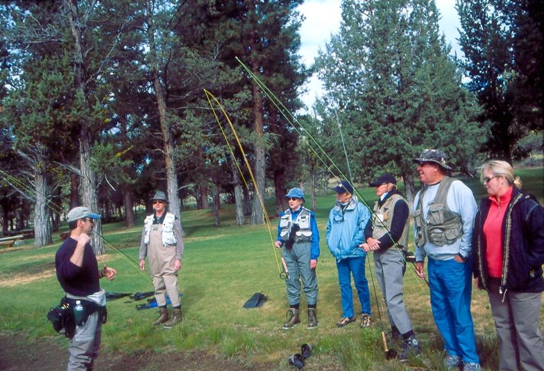 Fly fishing instruction